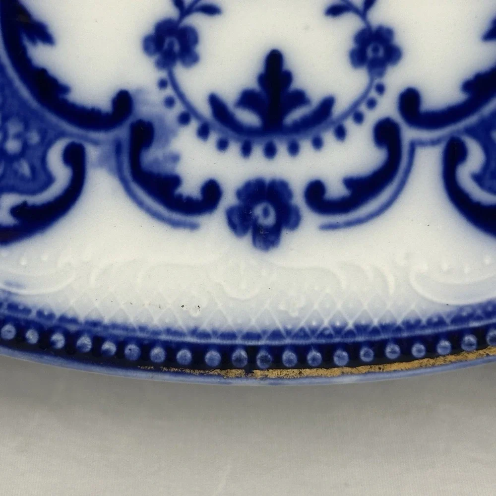 Antique Furnivals Lorne Flow Blue‎ Platter 16